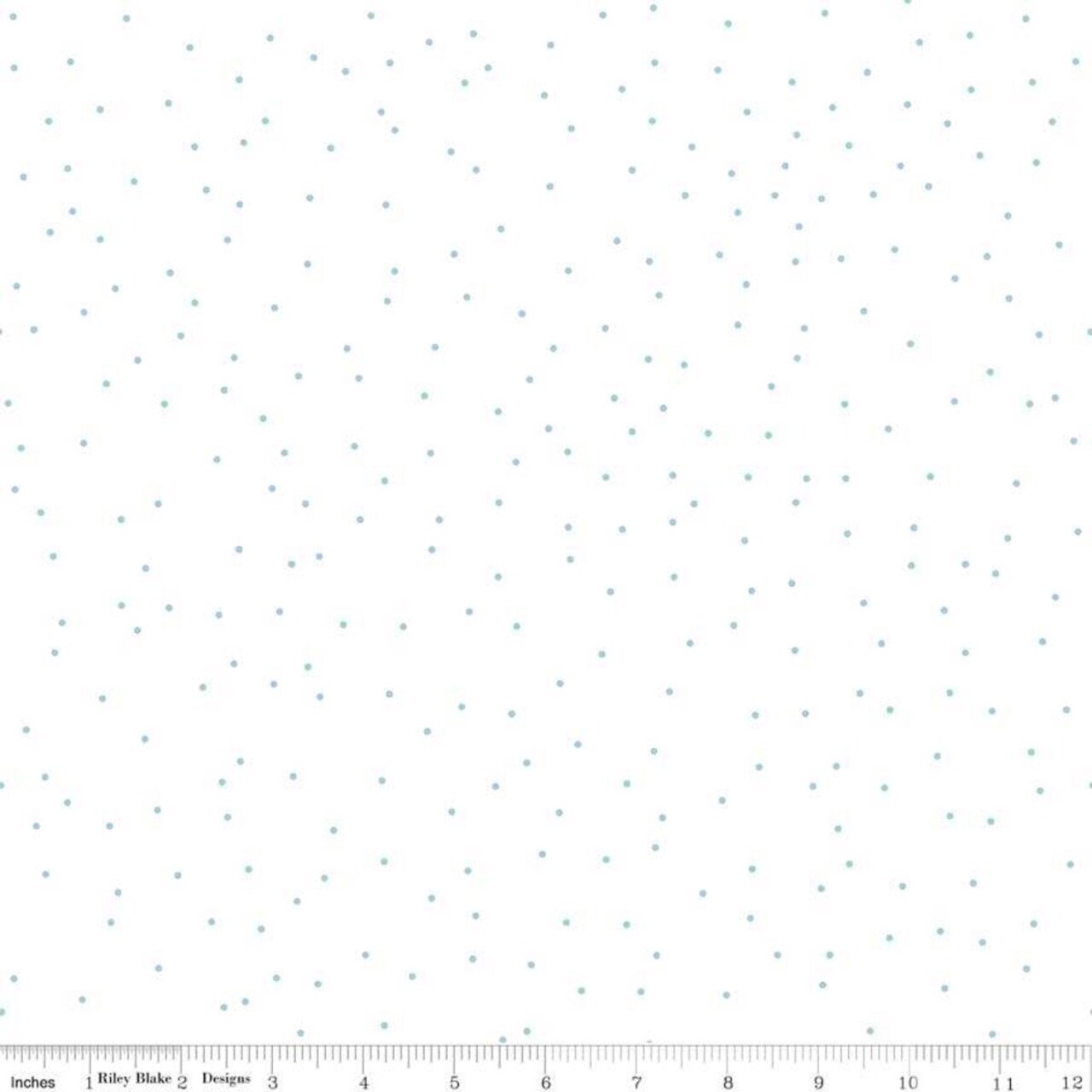 Fabric Riley Blake Basics Aqua Pin Dots by the Quarter Yard C705-AQUA